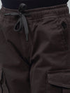 Cantabil Boys Dark Grey Casual Cotton Jogger For Summer