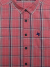 Cantabil Boys Pink Checkered Full Sleeves Casual Shirt (7155371278475)