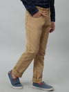 Cantabil Boys Beige Solid Casual Cotton Trouser For Summer
