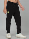 Cantabil Boy's Black Solid Track Pant