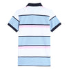 Cantabil Boys Navy Blue Striped Half Sleeves Casual T-Shirt (7153868603531)