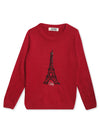 Cantabil Girls Red Sweater (7121558503563)