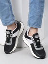 Cantabil Men Lace-Up Black Casual Sneakers