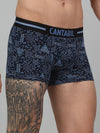 Cantabil Men Navy Blue Pack of 3 Printed Cotton Briefs