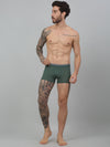 Cantabil Men's Green Pack of 2 Solid Modal Briefs