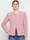 Cantabil Women Pink Casual Blazer