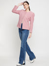 Cantabil Women Pink Casual Blazer