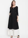 Cantabil Women Black Kurti (7135784534155)