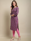 Cantabil Women Purple Kurti (7121541759115)