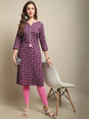 Cantabil Women Purple Kurti (7121541759115)