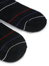 Cantabil Men Black Set of 5 Pairs Printed No Show Socks