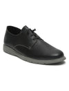 Cantabil Men's Grey Solid Lace-Up Casual Shoes