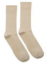 Cantabil Men's Pack of 5 Crew Length Cream Socks