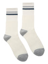 Cantabil Men's Pack of 5 Crew Length White Socks