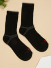 Cantabil Men's Pack of 5 Crew Length Black Socks