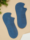 Cantabil Men's Pack of 5 No Show Length Blue Socks