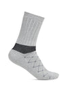 Cantabil Men's Pack of 5 Crew Length Grey Socks