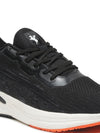 Cantabil Men Solid Black Lace-Up Gym & Running Shoes