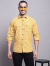Cantabil Men Mustard Casual Shirt (7137570160779)