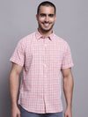 Cantabil Men Pink Casual Shirt (7137574617227)