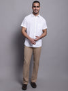 Cantabil Men White Casual Shirt (7137575796875)