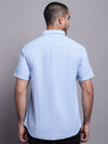 Cantabil Men Sky Blue Casual Shirt (7137567015051)
