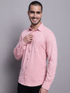 Cantabil Men Casual Pink Shirt (7143436877963)