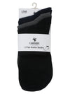 Cantabil Men Set of 3 No Show Black, Navy Blue and Grey Socks