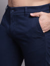 Cantabil Men Blue Casual Trouser (7137873133707)
