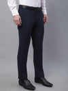 Cantabil Men Navy Blue Formal Trouser (7136123519115)