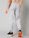 Cantabil Men Grey Melange Solid Full Length Regular Fit Active Wear Track Pant