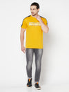 Cantabil Men's Mustard T-Shirt (6817084211339)