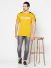 Cantabil Men's Mustard T-Shirt (6817084211339)