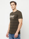 Cantabil Men's Olive T-Shirt (6817088438411)