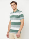 Cantabil Men's Green T-Shirt (6817072775307)