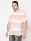 Cantabil Men's Light Pink T-Shirt (6817075593355)