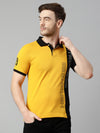 Cantabil Men Mustard T-Shirt (7114760650891)