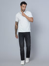 Cantabil Men Polo Neck Grey T-Shirt (7134686969995)