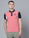 Cantabil Men Dusty Pink Polo T-Shirt (7133845323915)