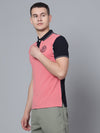 Cantabil Men Dusty Pink Polo T-Shirt (7133845323915)