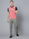 Cantabil Men Dusty Pink Polo T-Shirt (7133845323915)