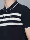 Cantabil Men Navy Polo T-Shirt (7133850927243)