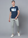 Cantabil Men Blue T-Shirt (7133906108555)