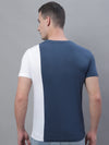 Cantabil Men Blue Round Neck T-Shirt (7136114507915)