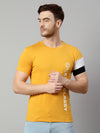 Cantabil Men Mustard T-Shirt (7113884270731)