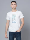 Cantabil Men Ecru Mélange T-Shirt (7133908861067)