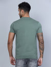 Cantabil Men Round Neck Green T-Shirt (7134716559499)