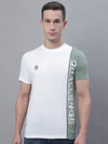 Cantabil Men White Round Neck T-Shirt (7136116080779)