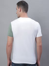 Cantabil Men White Round Neck T-Shirt (7136116080779)