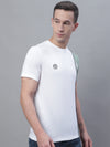 Cantabil Men White Round Neck T-Shirt (7136116080779)